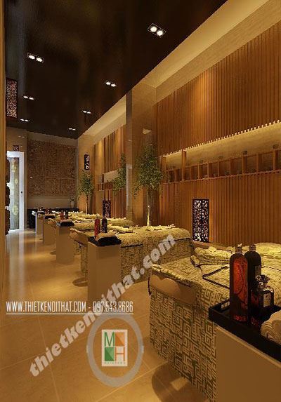 Thiết kế spa Thu Hương cao cấp hiện đại